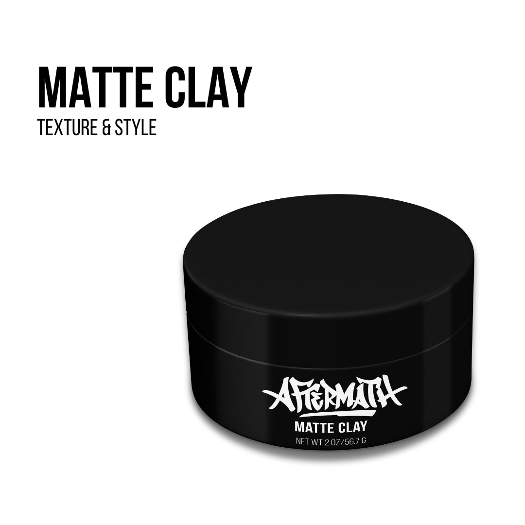 The Matte Clay | Strong Hold & Matte Finish Hair Styling – AFTERMATH